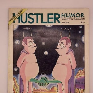 Hustler Humor Adult Magazine; July 1978