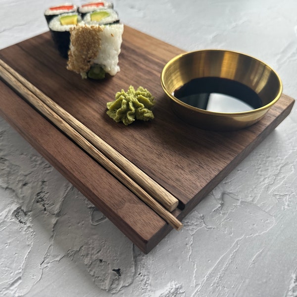 Sushi Holzbrett Handarbeit