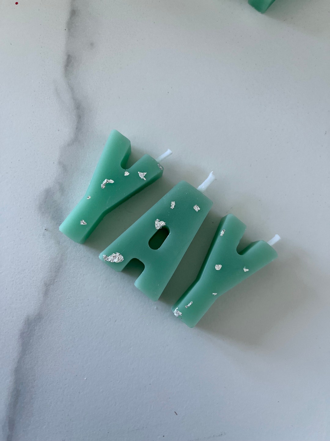 Mini Custom Birthday Letter Candles Personalized Name Cake Topper Etsy