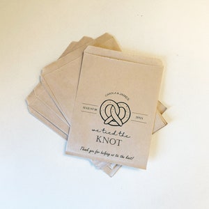 25 Our Love Is Popping Favor Bag || Wedding Popcorn favor bag, Coffee bag, Cookie bag, Donut bag, Reception favor bag