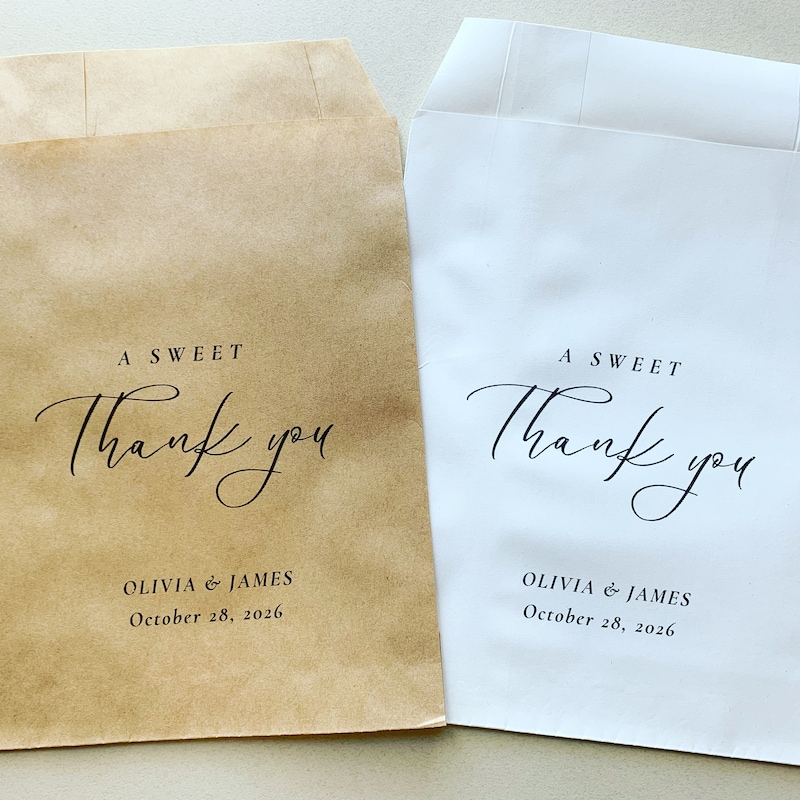 25 Eine süße Dankeschön-Geschenktüte || Hochzeitsgeschenktüte, Donuttüten, Keksgeschenktüte, Love is Sweet Bag, Brautparty-Geschenktüte