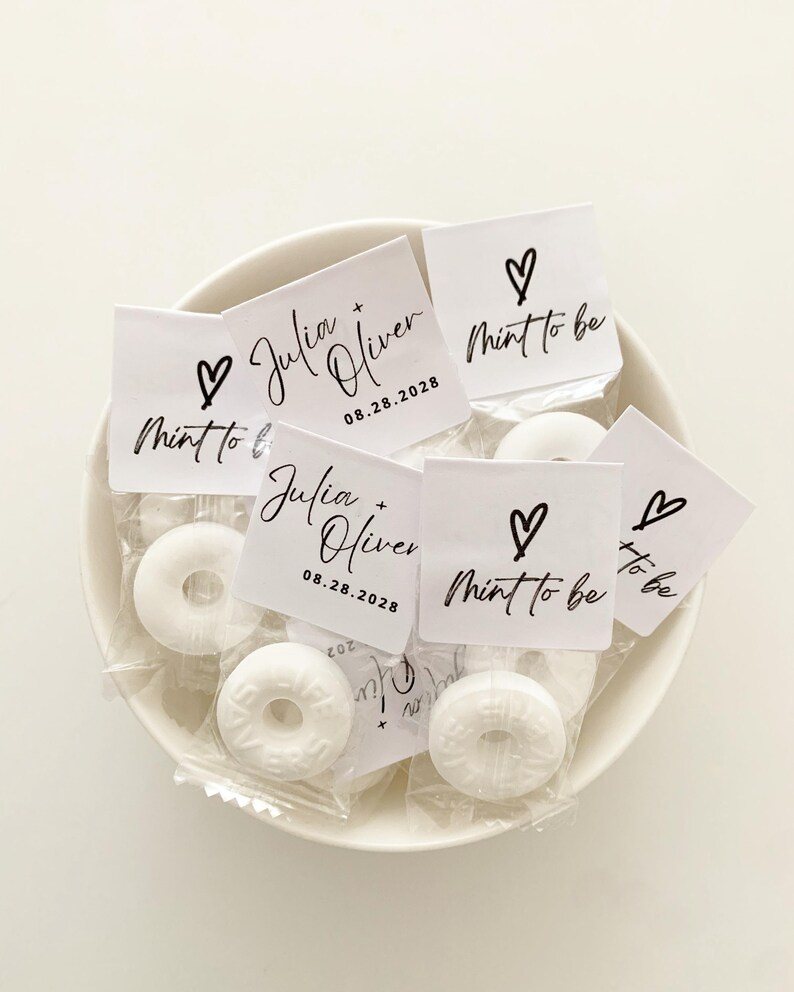 105 Personalized Mint to Be Wedding Favors | Bulk Personalized Party ...
