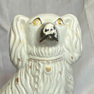 Antique Staffordshire Dog Sculpture
