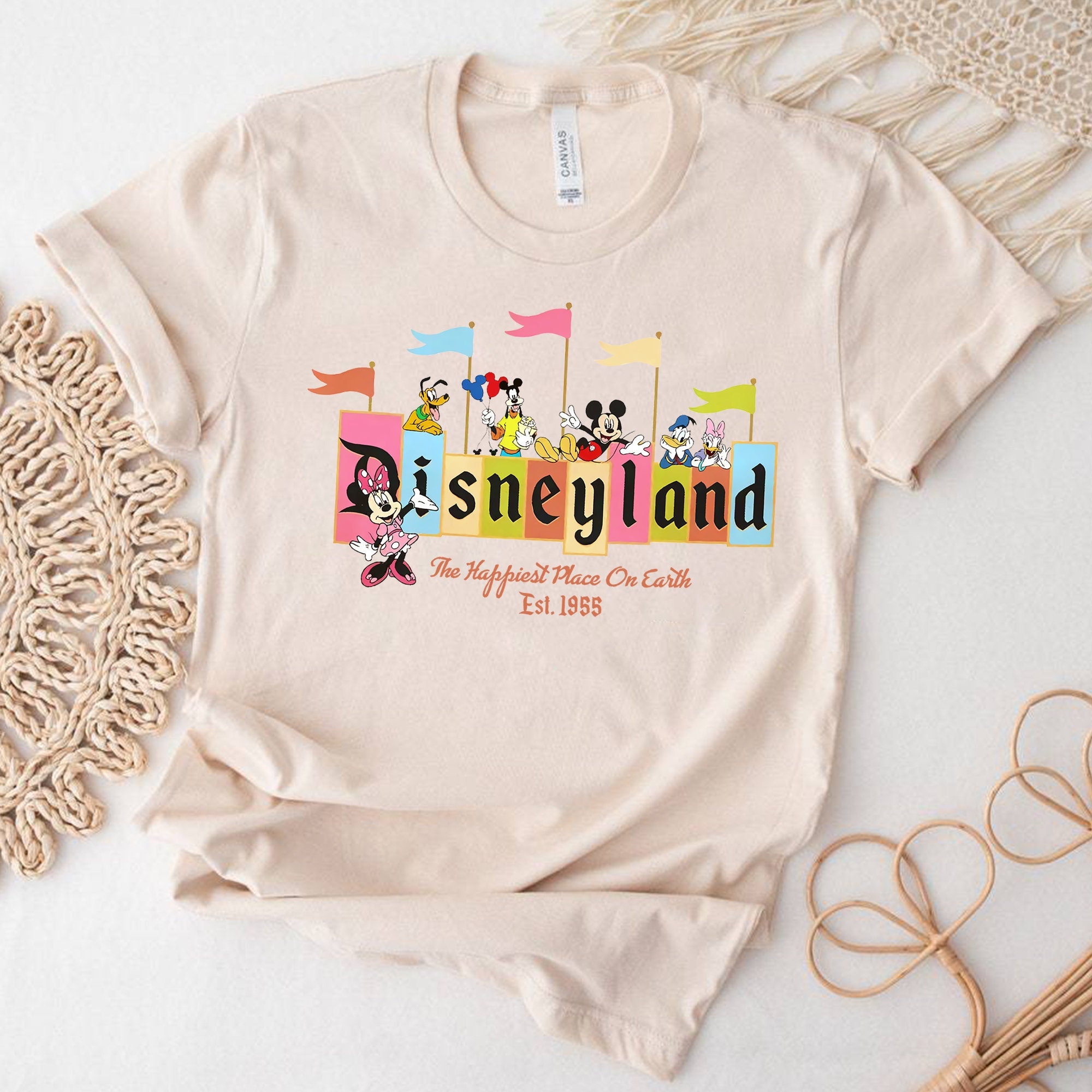 Disney Shirt, The Happiest Place On Earth Shirt, Disneyland Vintage Shirt