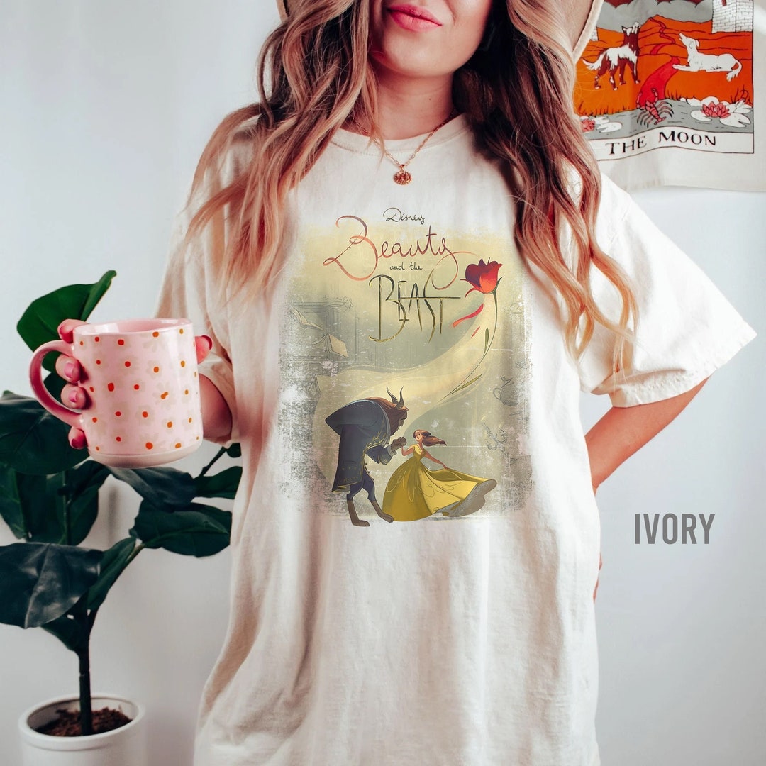 Disney Beauty and the Beast Characters Sketched T-shirt Magic - Etsy