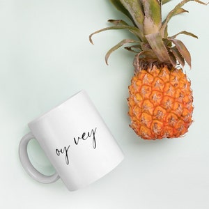oy vey Kaffeebecher, Happy Chanukka Geschenk, Geschenke für Mutter, Geschenk für beste Freundin, Geschenk für sie, jüdischen Geschenk