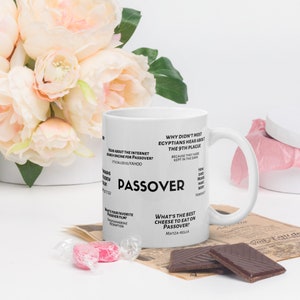 Passover Mug Jewish Mug Judaica Funny Passover Gift Seder Gift Support Israel Am Yisrael Chai Jewish Pride Pesach