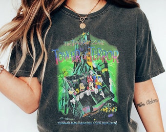 Vintage Twilight Zone Tower Of Terror Shirt Disney World 90s