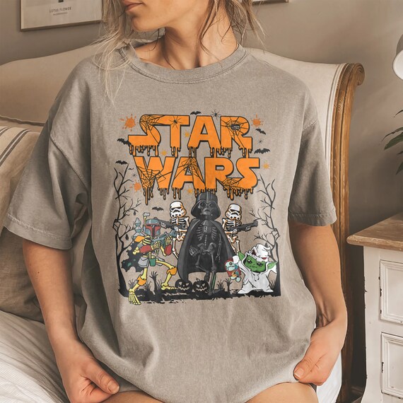 Comfort Colors® Star Wars Halloween Shirt, Darth Vader Halloween Shirt, Halloween Shirt, Disney Star Wars Shirt, Halloween, Halloween Shirts