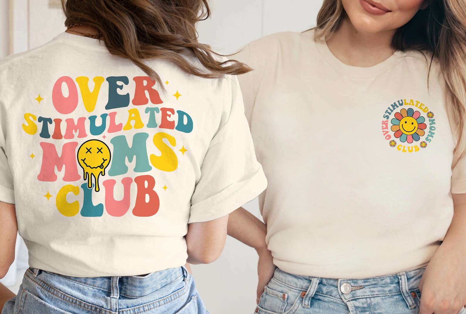 Overstimulated Moms Club Sweatshirt Overstimulated Moms Club Etsy