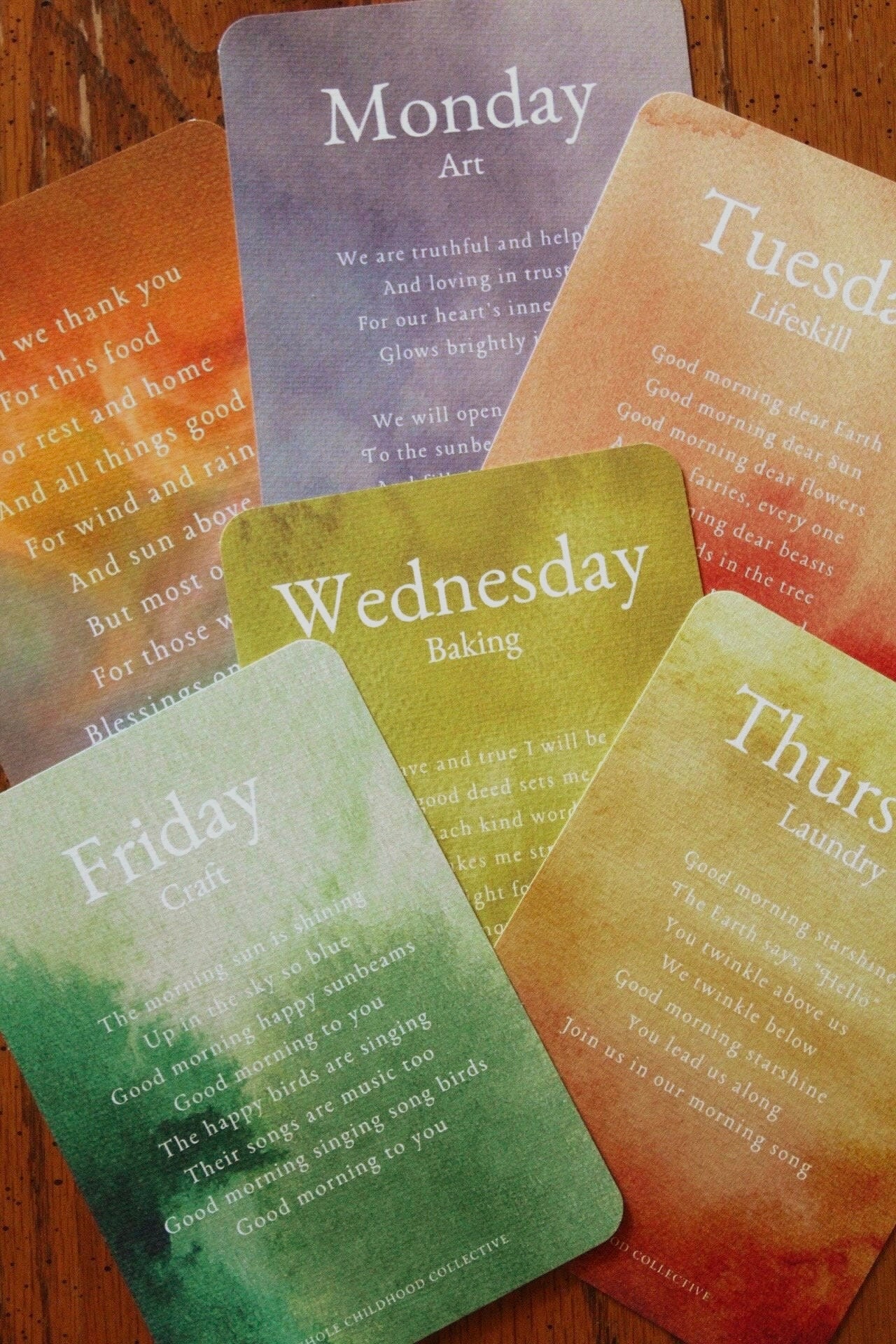 Daily Rhythm + Meal Blessing