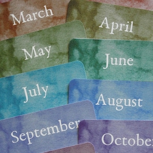 Month + Day + Daily Rhythm of Events