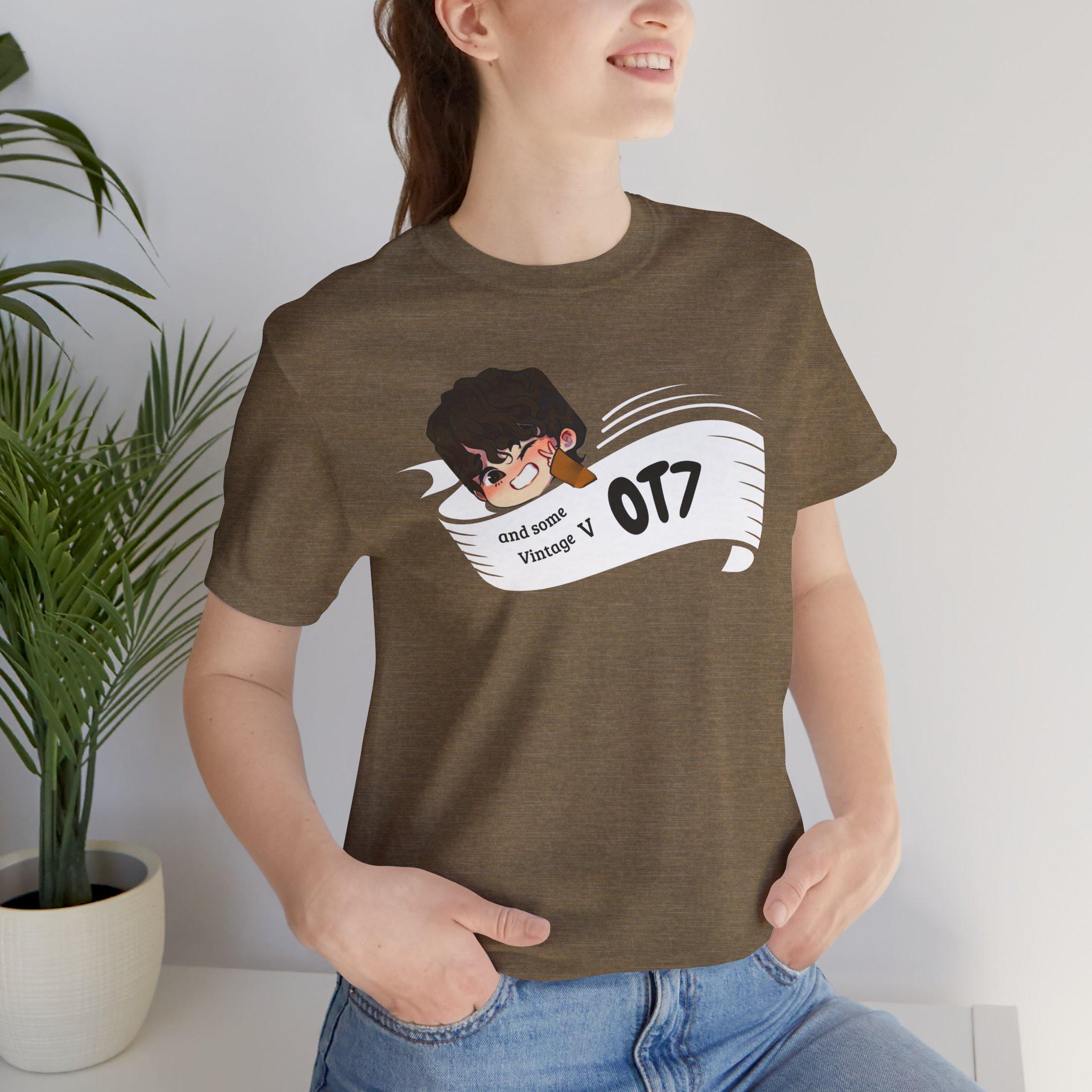 BTS テテ ヴィンテージ V、OT7 ユニセックス Tシャツ - Etsy 日本