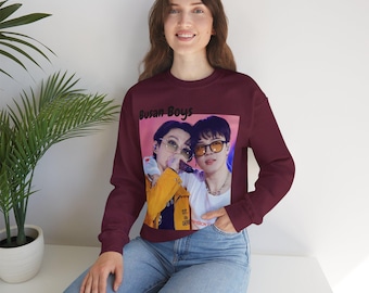 BTS, Busan Boys-Jimin & JK Cozy Crewneck Sweatshirt. Army gift, Kpop