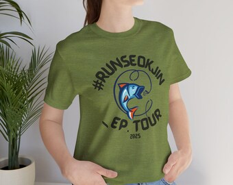 BTS Jin Seokjin Super Tuna Fishing Team T-shirt - Etsy