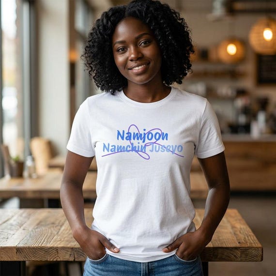 Namjoon Juseyo Shirt Tee | RM of Bts-inspired Name Design - Etsy