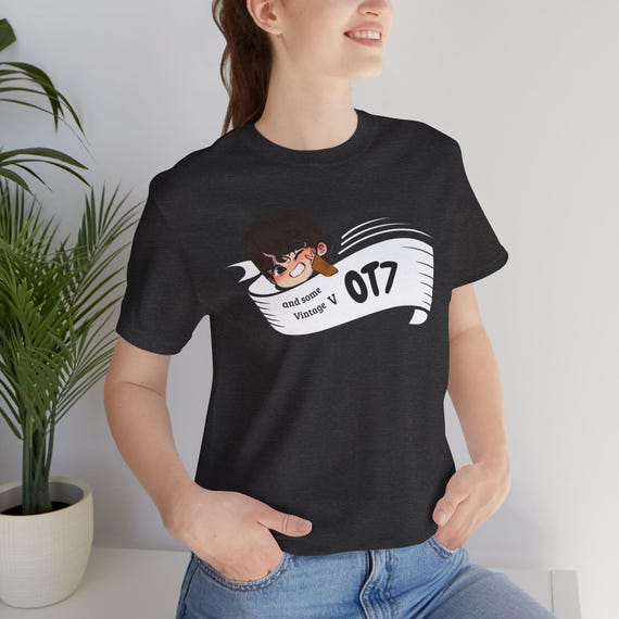 BTS テテ ヴィンテージ V、OT7 ユニセックス Tシャツ - Etsy 日本
