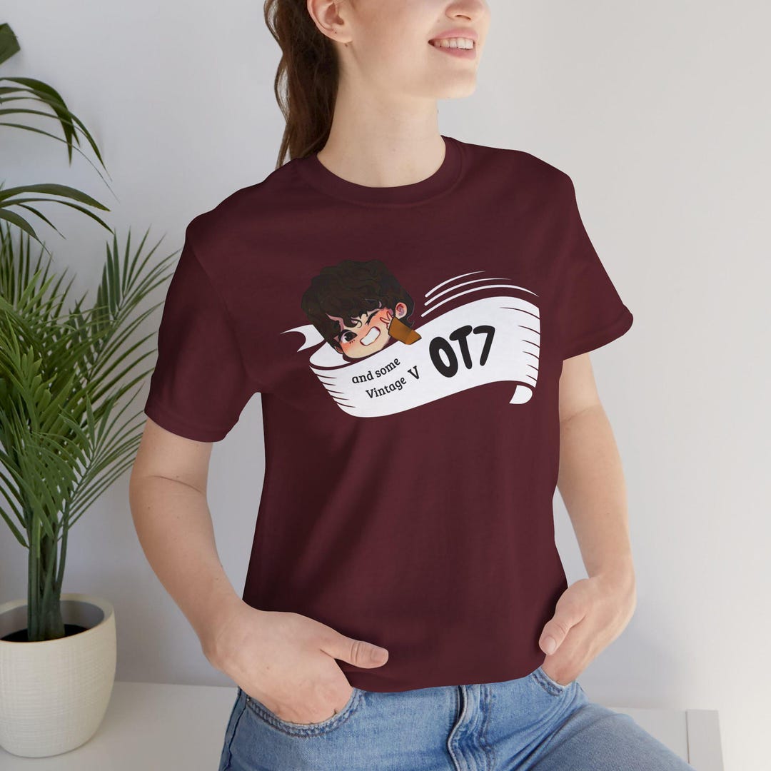 BTS テテ ヴィンテージ V、OT7 ユニセックス Tシャツ - Etsy 日本