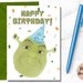 Shrek Birthday Card Shrek Card Shrek Printable Card Kids - Etsy