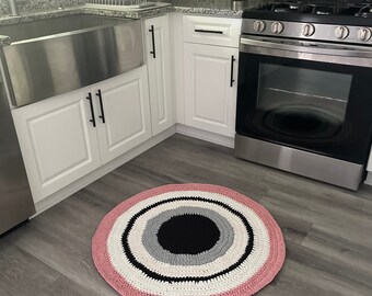 Round Rug / Crochet Mat / Floor Mat