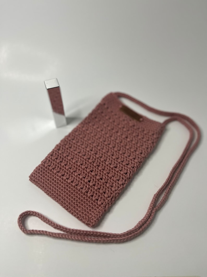 Womens Cell Phone Bag / Handmade / Purse / 100% Cotton / Crossbody image 2