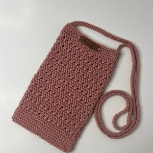 Womens Cell Phone Bag / Handmade / Purse / 100% Cotton / Crossbody image 1