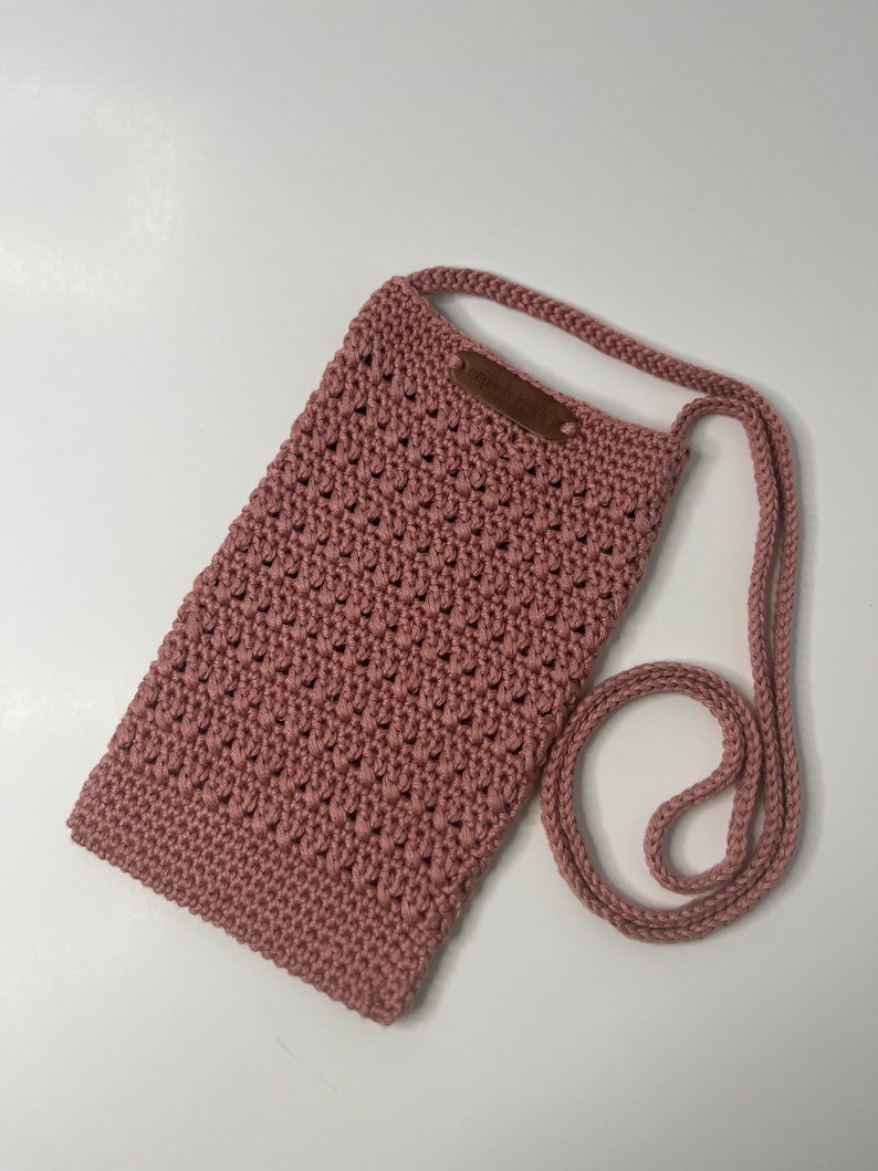 Womens Cell Phone Bag / Handmade / Purse / 100% Cotton / Crossbody image 1