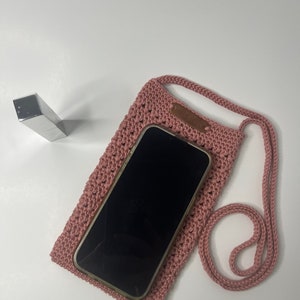 Womens Cell Phone Bag / Handmade / Purse / 100% Cotton / Crossbody image 3