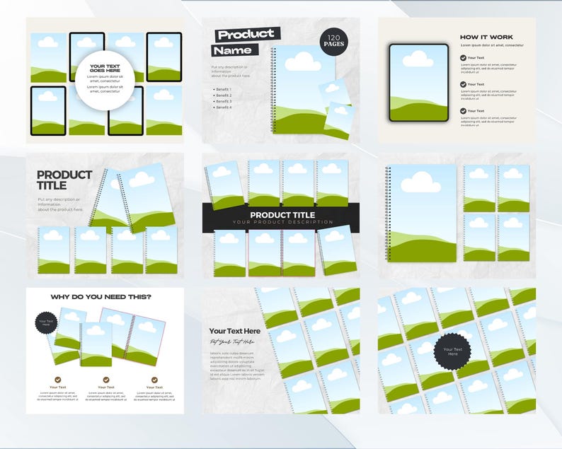 Planner Mockup, Journal Mockup, Etsy Templates, Canva Mockup, Digital Mockups, Product Mockup, Editable Mockup, Printable Mockup, Planner Template, Journal Template, Mockup Bundle