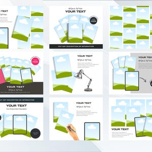 Planner Mockup, Journal Mockup, Etsy Templates, Canva Mockup, Digital Mockups, Product Mockup, Editable Mockup, Printable Mockup, Planner Template, Journal Template, Mockup Bundle