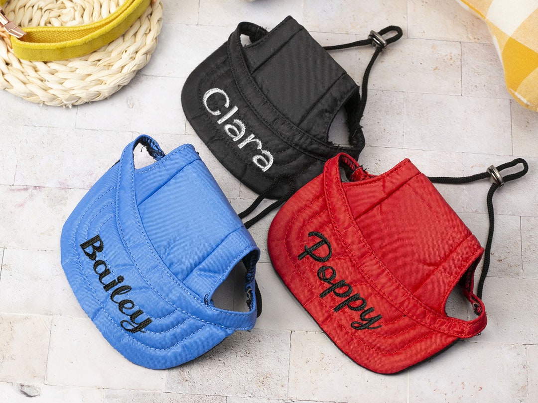 Personalized Embroidery Dog Sun Hat Custom Dog Hat With Name Etsy