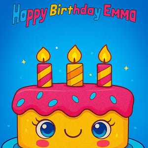 Personalized Birthday Coloring Pages for Kids | Custom Party Activity | Set of 3 Printable Sheets
