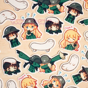 Girls' Last Tour Mini Vinyl Sticker Set / Set of 7 / Anime Aufkleber / Kawaii Aufkleber / Laptop Wasserflasche Aufkleber
