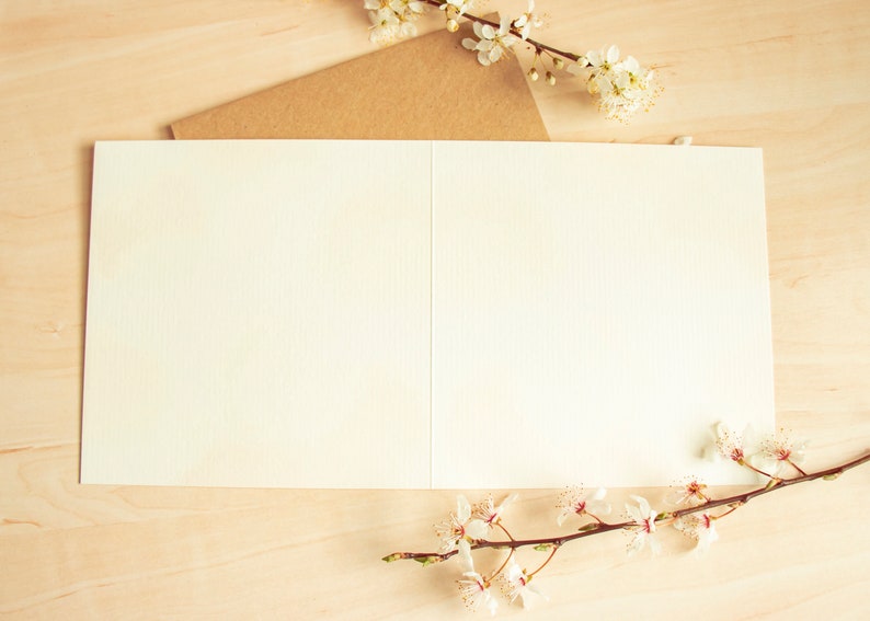 Spring Bunny Greeting Card / Birthday Card / Celebration Anniversary Card / Cute Animal Card / Rabbit Owner Gift image 2