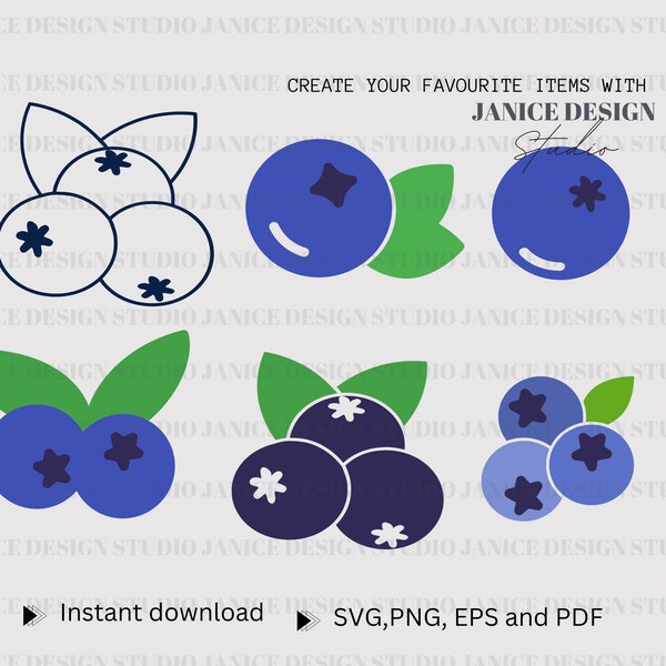 Blueberry svg bundle, fruit svg, svg designs, Blueberry clipart, Blueberry png, vector file