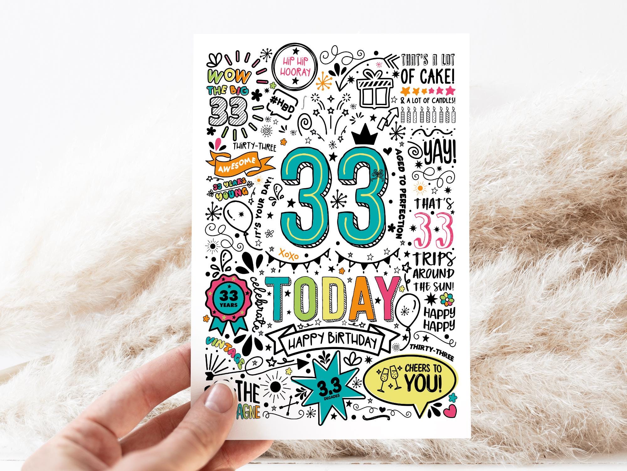 Happy 33rd birthday - Etsy 日本