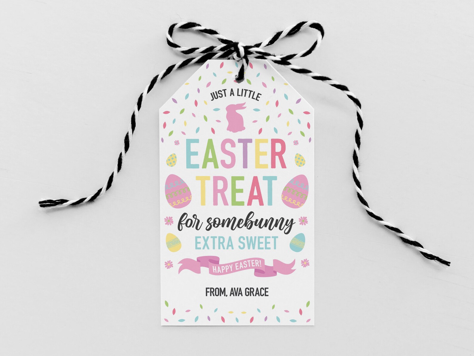 A Little Treat for Someone Sweet Easter Tag Printable Instant Download ...
