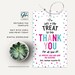 Printable Thank You Gift Tag Editable Gift Tag for Employee ...