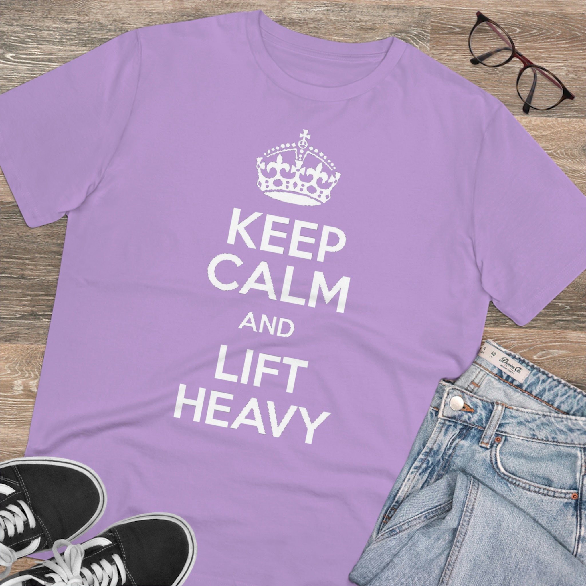 Keep Calm Get Jacked Exercise Work out Apparel Tee' Men's T-Shirt