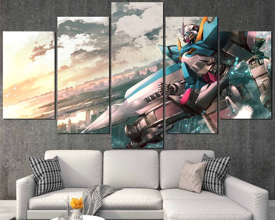 5 Piece Poster Set Canvas Art Wall Decoration Home Etsy