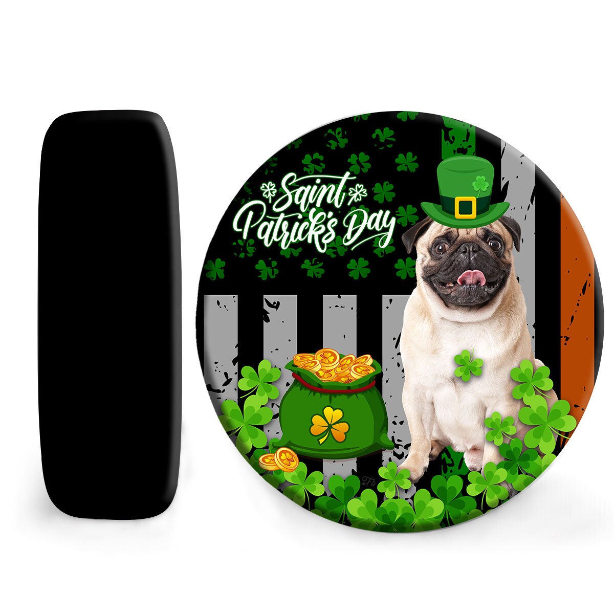 pug dog st patricks day cards