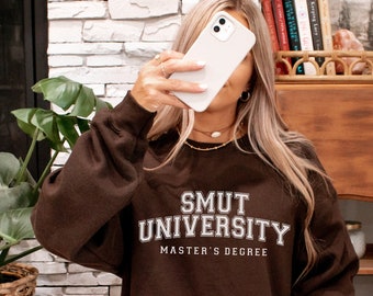 Smut University, Master's Degree SVG and PNG | trendy bookish svg, smutty books svg, smut svg spicy book svg, romance reader, book lover svg