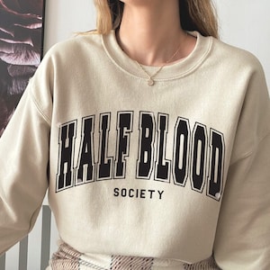 Half Blood Society SVG and PNG | hp bookish png, sublimation design for commercial use, harry png, witchy magical png, wizard fandom shirt