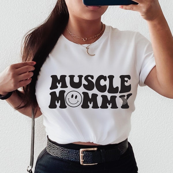 Muscle Mommy SVG +PNG | muscle svg, girls who lift, squat svg, workout svg, gym svg, lift heavy, gym girl svg, fitness, cardio, booty gains