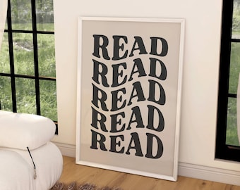 Bookish Art Print | Bookish Wall Art | Digital Printable Wall Decor | Book lover Wall Art | Reader Art Print | Book Poster | Bookish Poster