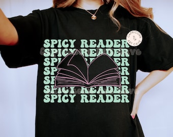 Spicy Reader PNG and SVG | smutty reader, romance reader, book lover png for commercial use, Bookish Png, book boyfriend, enemies to lovers