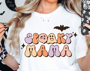 Spooky Mama SVG + PNG | witchy mom svg, halloween png, spooky mom svg, spooky vibes, spooky season, mama and mini svg, mommy and me svg