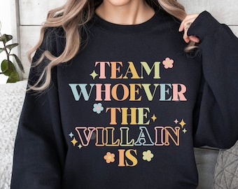 Team whoever the villain is SVG and PNG | bookish png, romance  svg, smutty books reader, spicy books svg, book lover svg, morally grey svg
