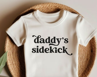 Daddy's Sidekick SVG and PNG | kid svg, toddler svg, mini svg, daddy's girl svg, daddy's boy svg toddlerhood svg, dad svg, mom svg, boy dad