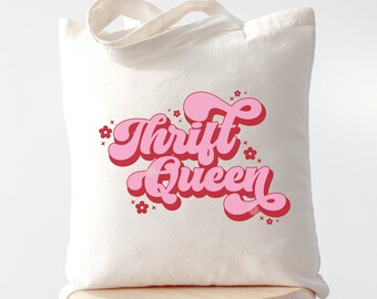 Thrift Queen SVG and PNG | thrift svg, thrifting svg Let's go thrifting svg, vintage clothes svg, i'd rather be thrifting sublimation design